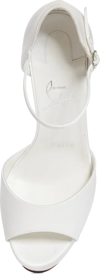 Sandaloo Silk Satin Platform Sandal - Image 11