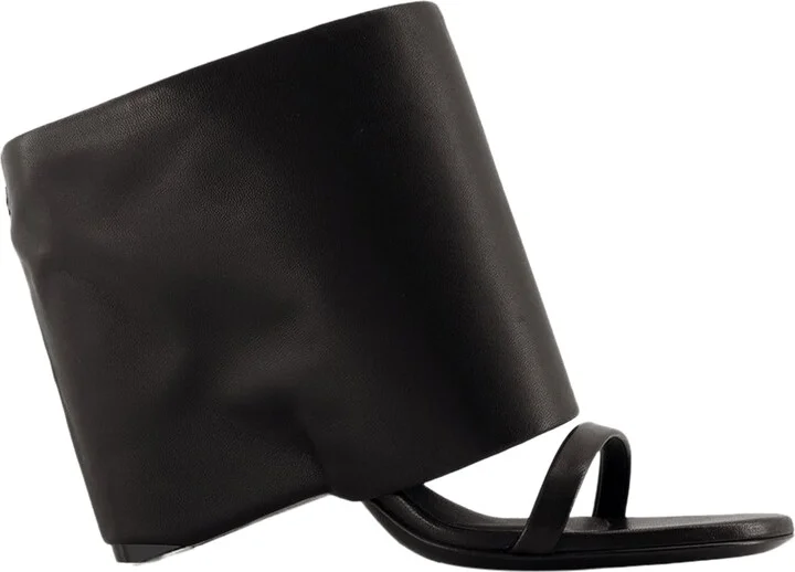 Sandals - Courreges - Leather - Black