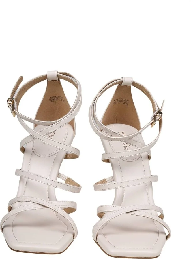 Sandals Imani Strappy In Cream Color Leather - Image 2