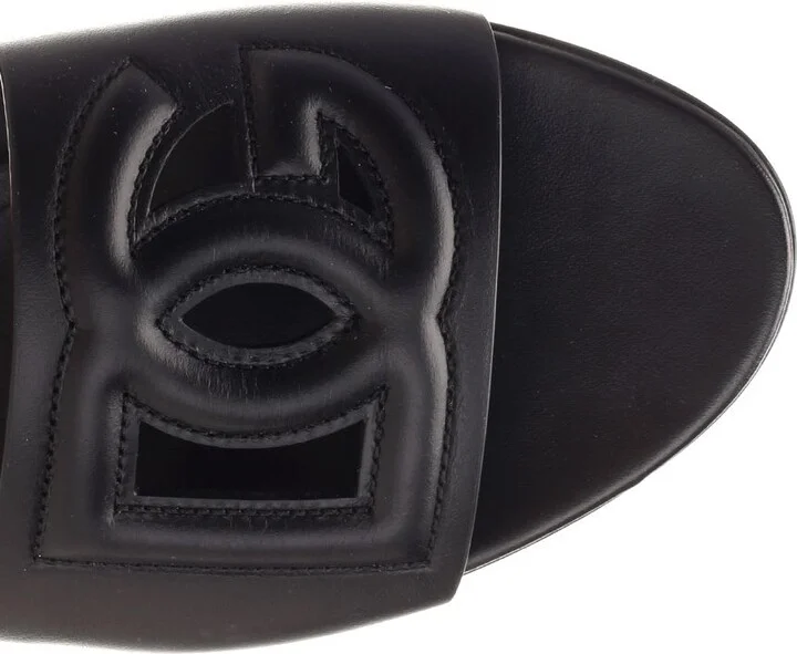 Sandals In Black Calfskin - Image 4