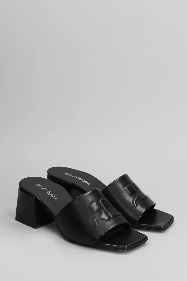 Sandals In Black Leather - Image 2