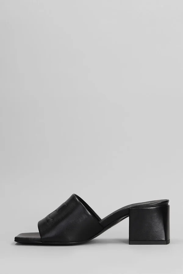 Sandals In Black Leather - Image 3