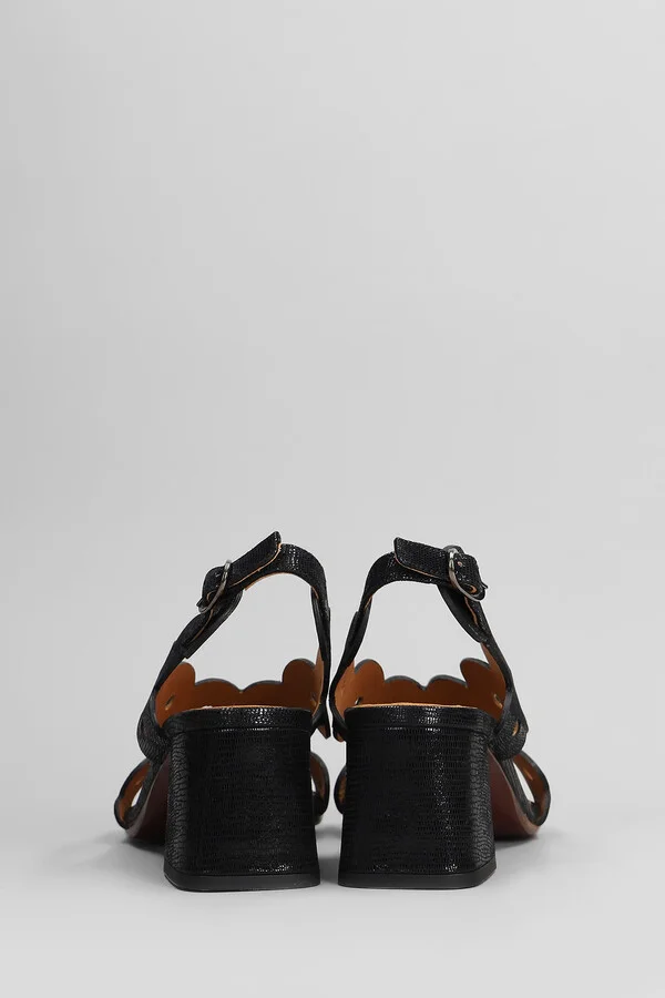 Sandals In Black Leather - Image 4