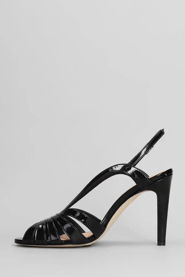 Sandals In Black Leather - Image 3