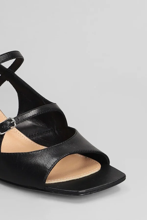 Sandals In Black Leather - Image 5