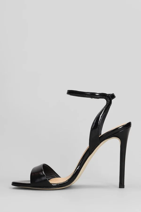 Sandals In Black Leather - Image 3