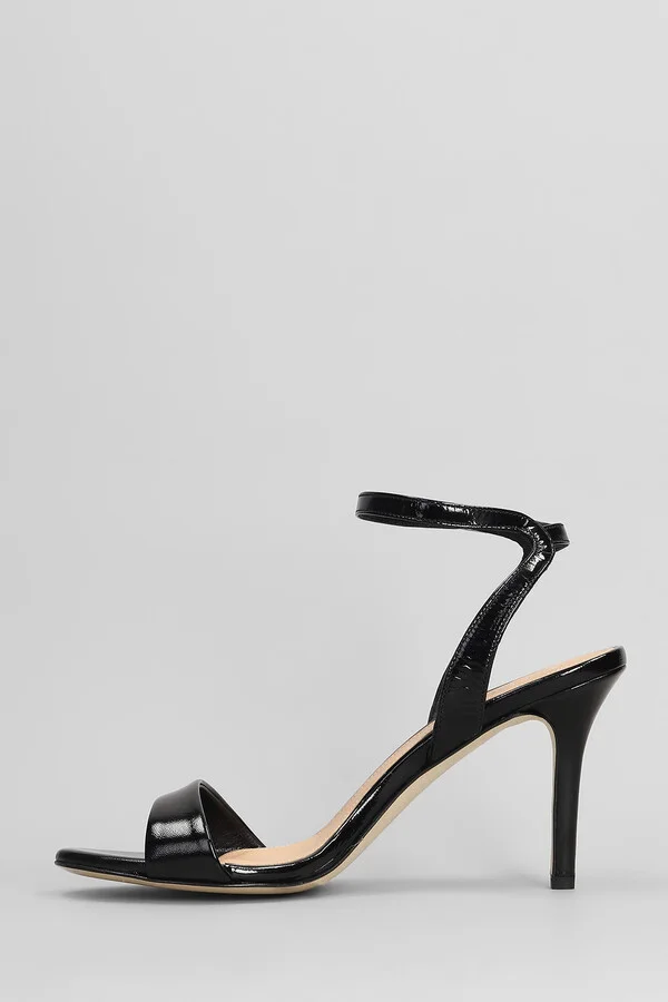 Sandals In Black Leather - Image 3