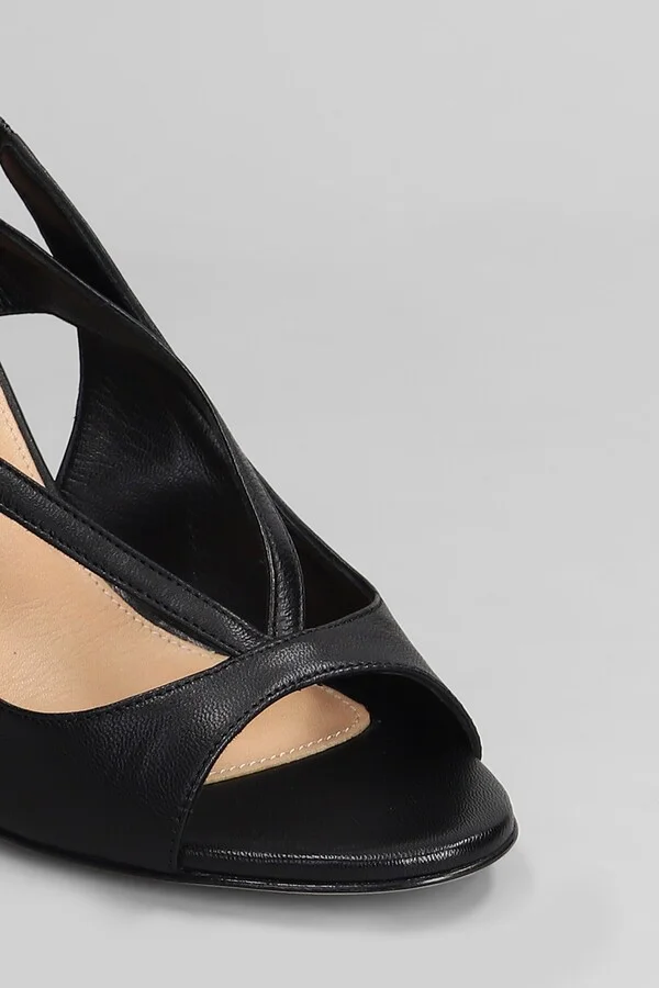 Sandals In Black Leather - Image 5