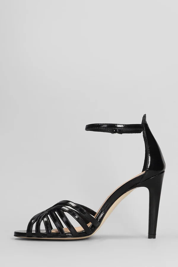 Sandals In Black Leather - Image 3