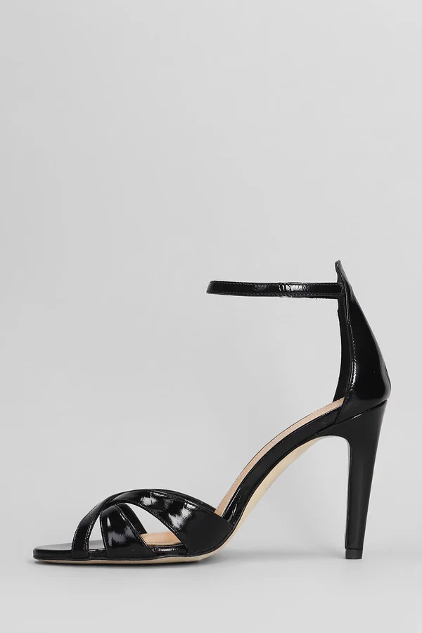 Sandals In Black Leather - Image 3