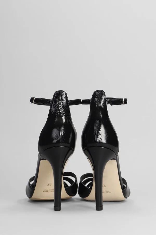 Sandals In Black Leather - Image 4