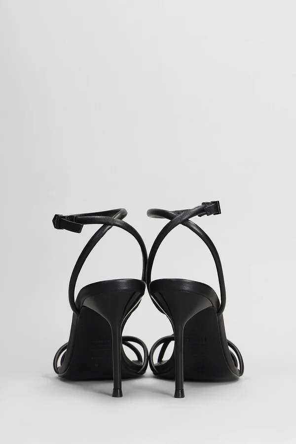 Sandals In Black Leather - Image 4