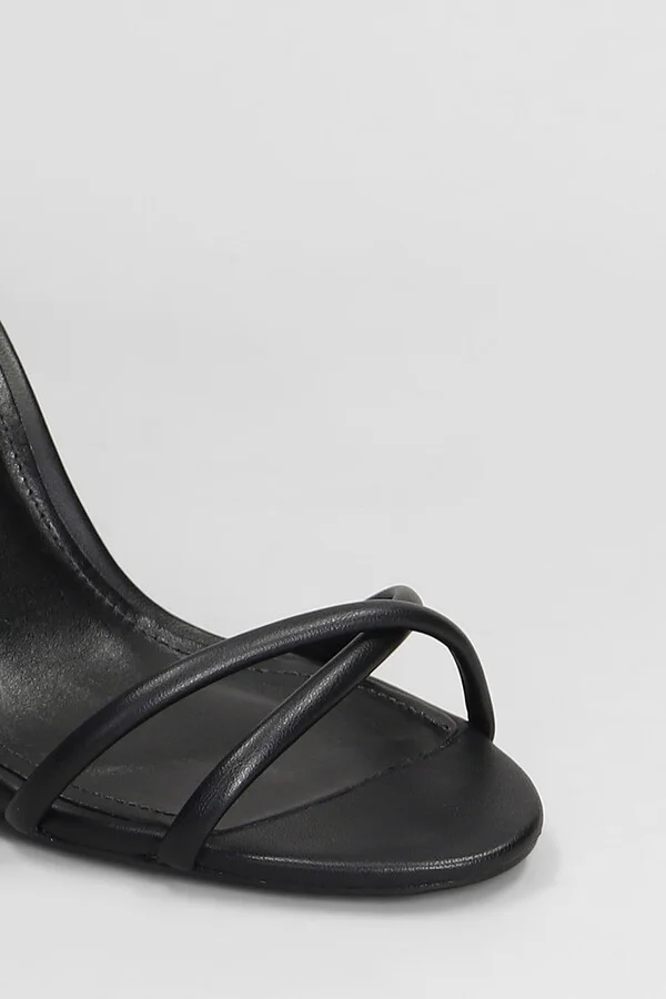 Sandals In Black Leather - Image 5