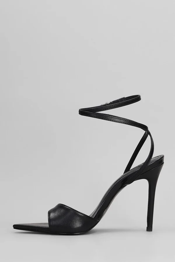 Sandals In Black Leather - Image 3