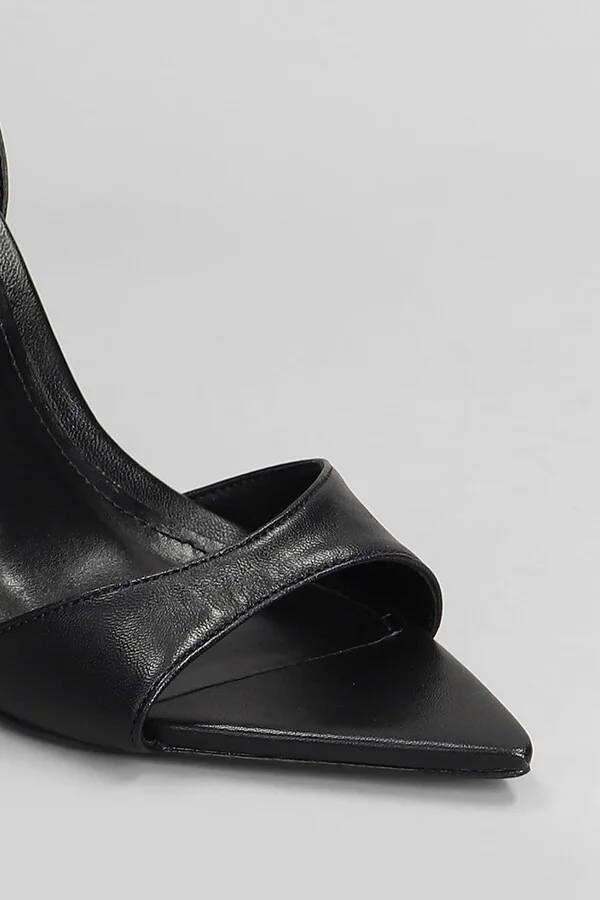 Sandals In Black Leather - Image 5
