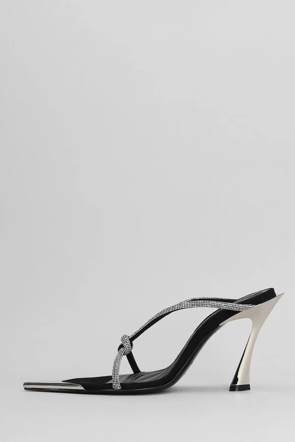 Sandals In Black Leather - Image 3