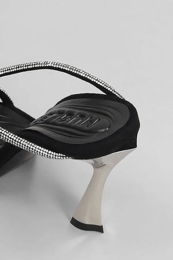 Sandals In Black Leather - Image 5