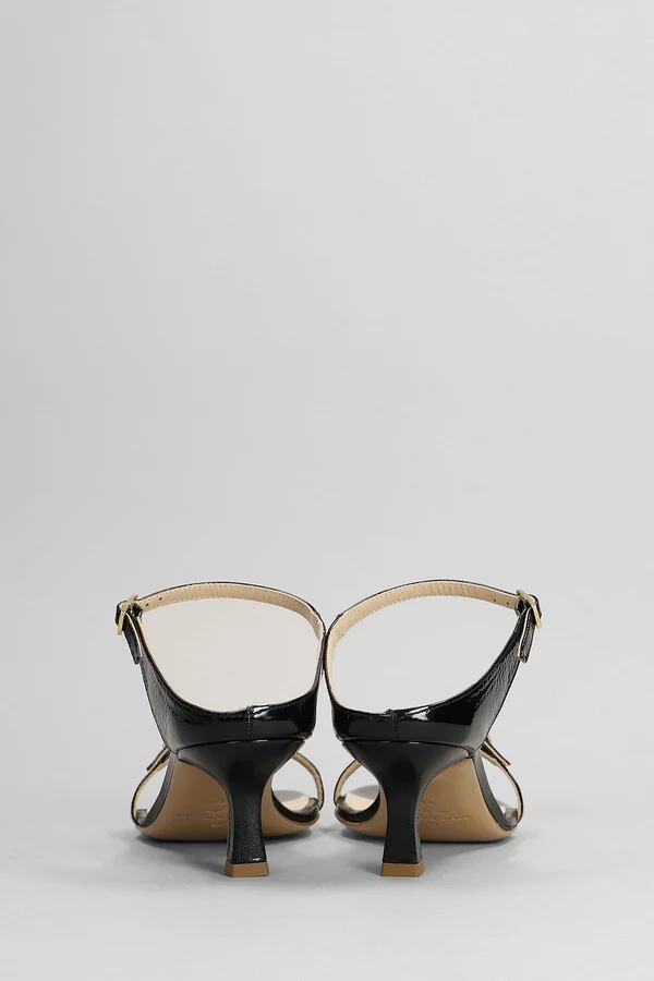 Sandals In Black Leather - Image 4