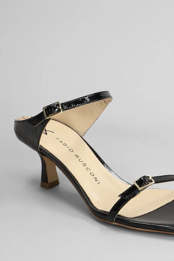 Sandals In Black Leather - Image 5