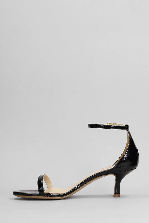 Sandals In Black Leather - Image 3