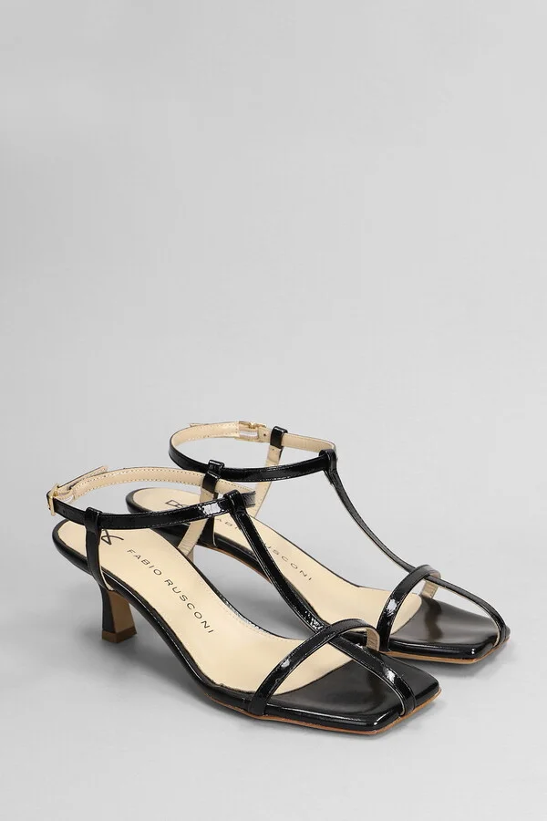 Sandals In Black Leather - Image 2