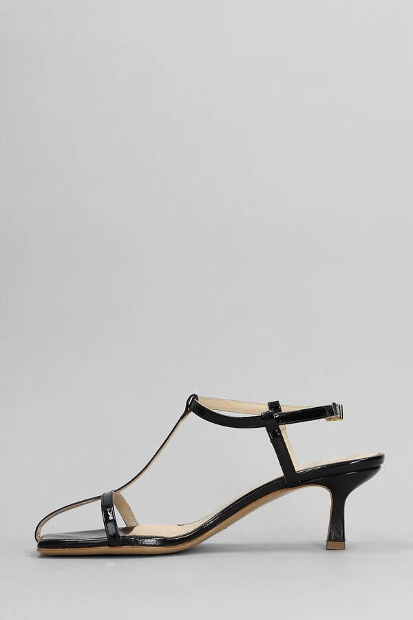 Sandals In Black Leather - Image 3