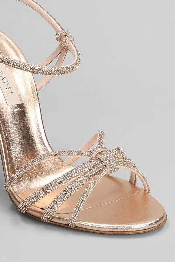 Sandals In Bronze Leather - Image 5