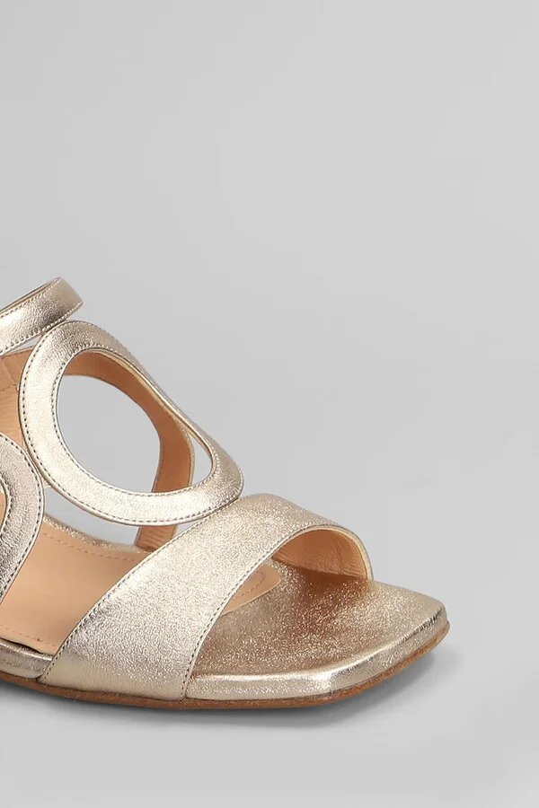 Sandals In Copper Leather - Image 5