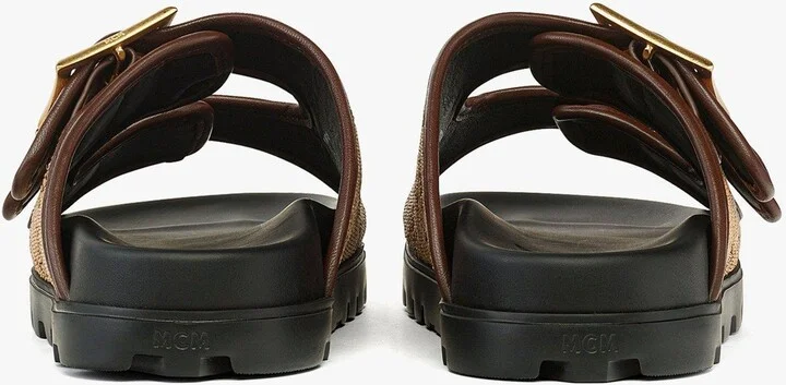 Sandals in Lauretos Raffia Jacquard - Image 3