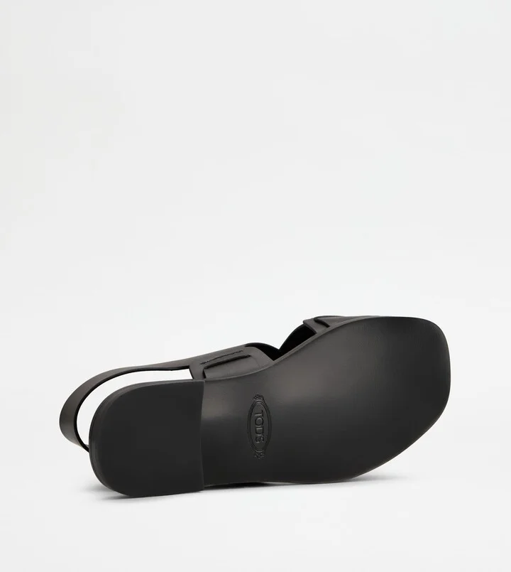 Sandals in Leather - Image 4