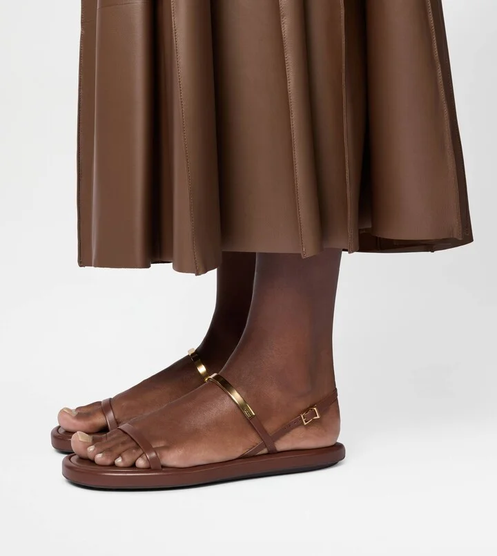Sandals in Leather - Image 6