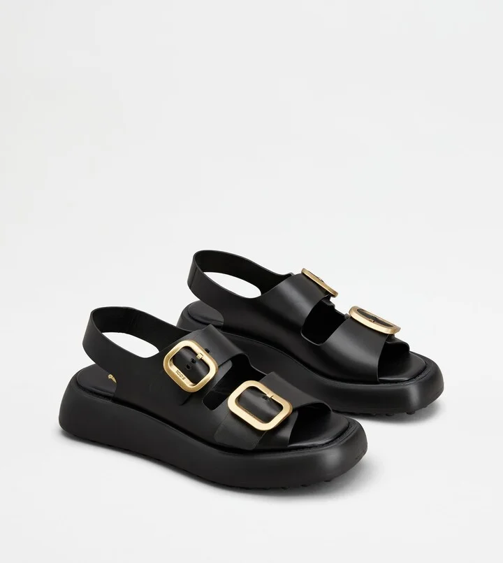 Sandals in Leather - Image 2
