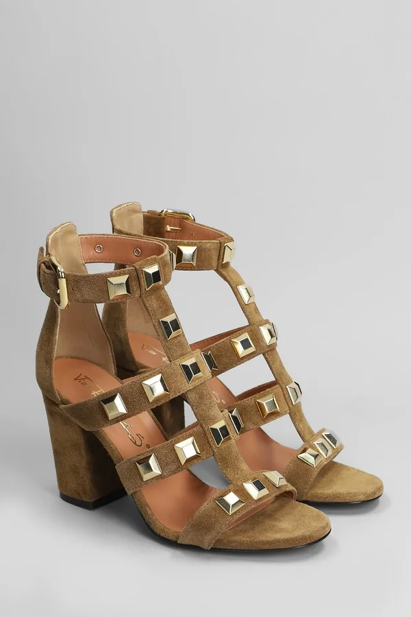 Sandals In Leather Color Suede - Image 2