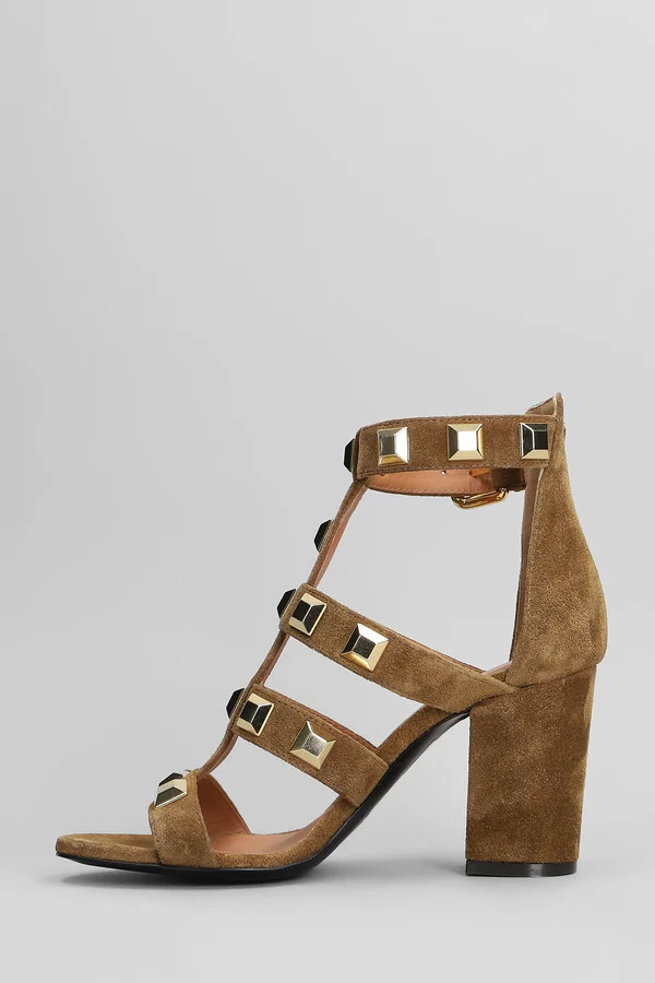 Sandals In Leather Color Suede - Image 3