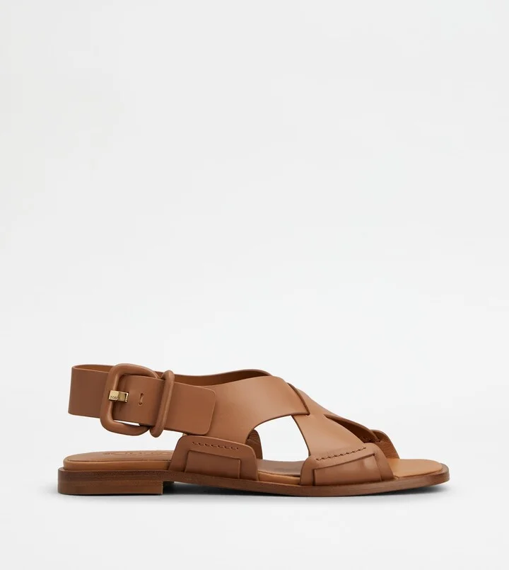 Sandals in Leather