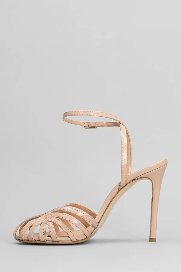 Sandals In Powder Leather - Image 3