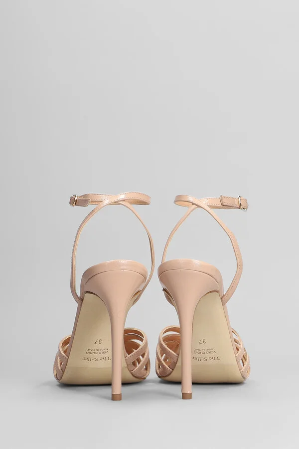 Sandals In Powder Leather - Image 4