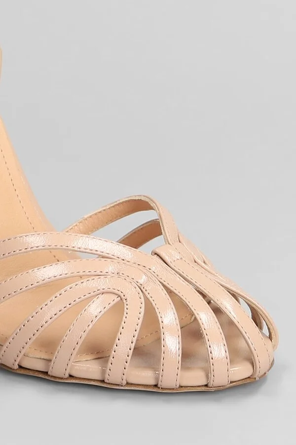 Sandals In Powder Leather - Image 5