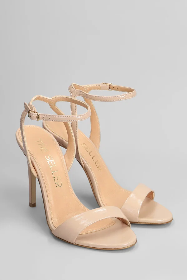 Sandals In Powder Leather - Image 2