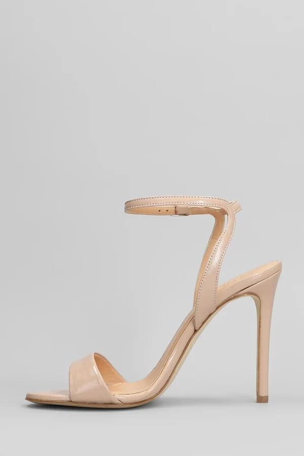 Sandals In Powder Leather - Image 3