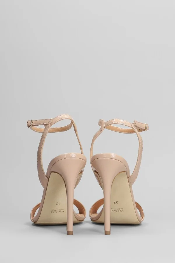 Sandals In Powder Leather - Image 4