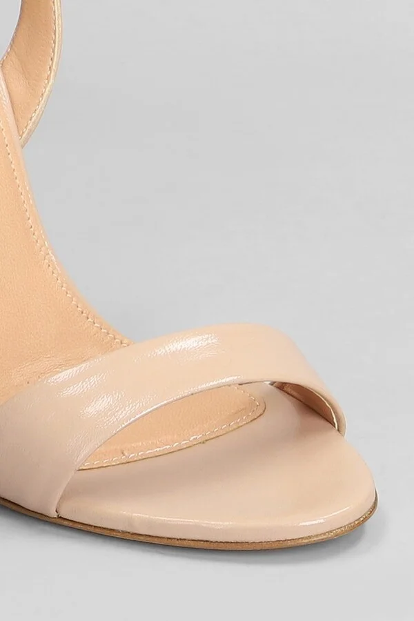 Sandals In Powder Leather - Image 5