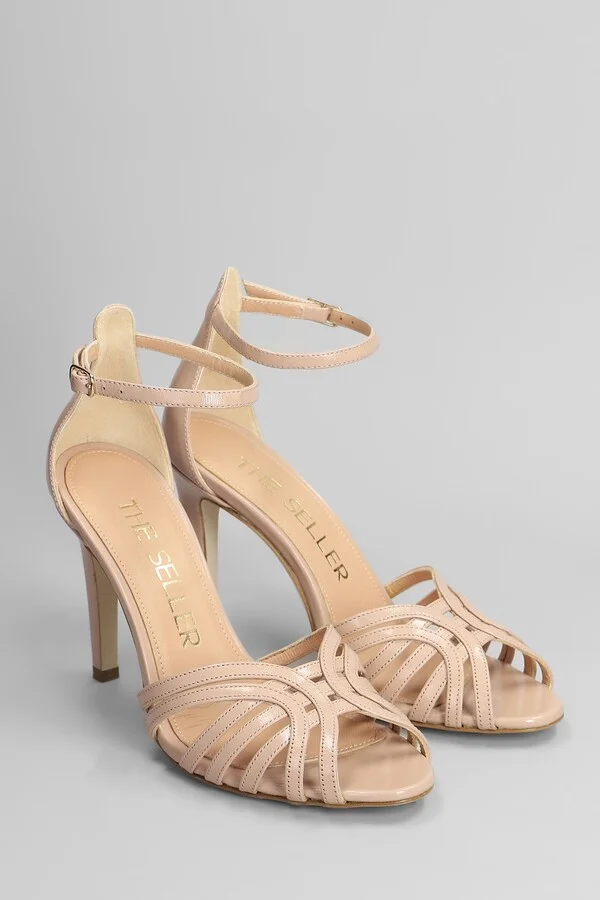 Sandals In Powder Leather - Image 2