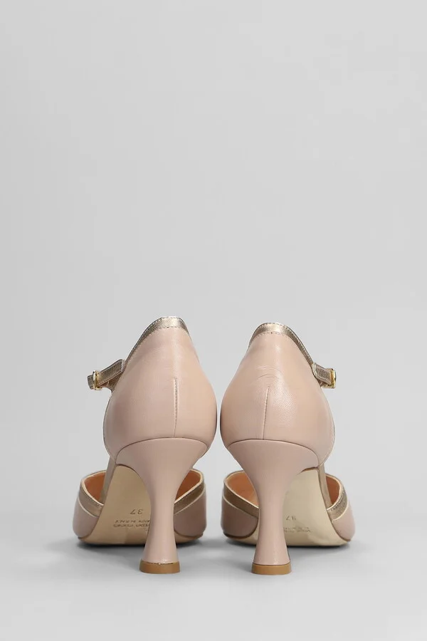 Sandals In Powder Leather - Image 4