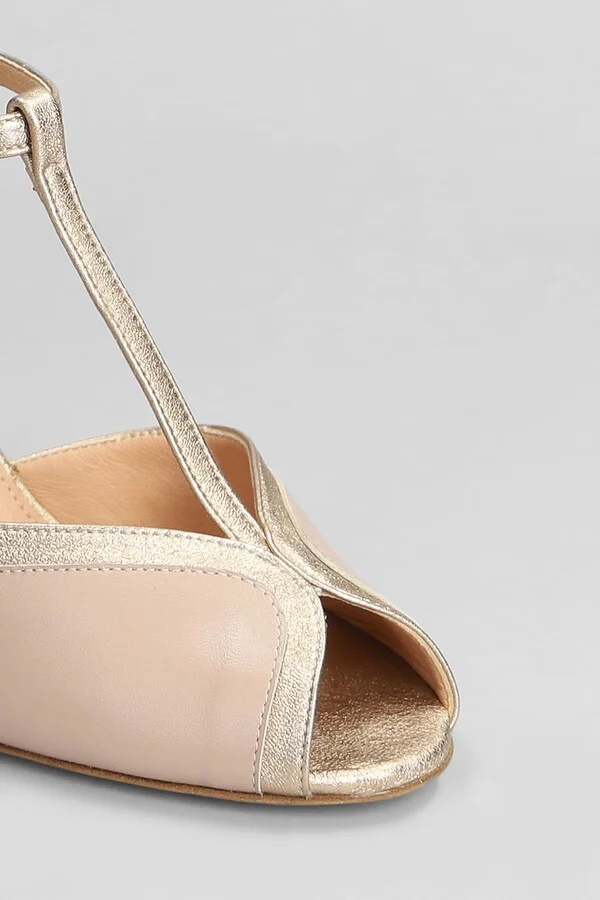 Sandals In Powder Leather - Image 5