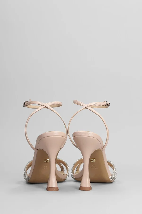 Sandals In Powder Leather - Image 4