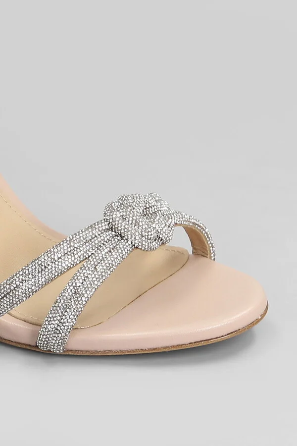 Sandals In Powder Leather - Image 5