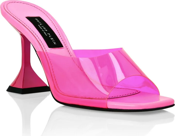 Sandals in pvc Mid Heels Iconic Plein