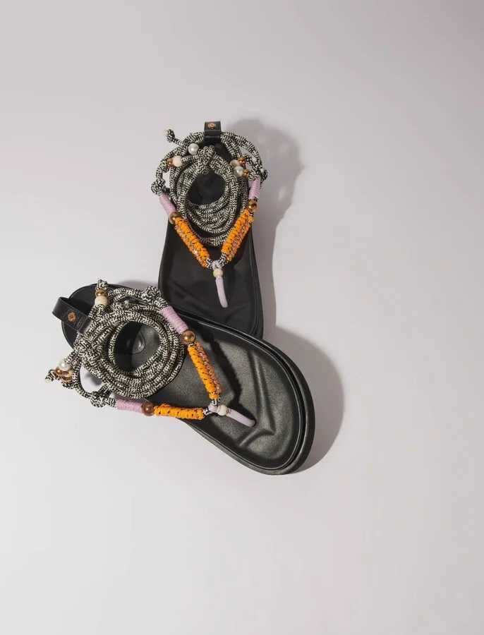 Sandals with braided straps - Image 2