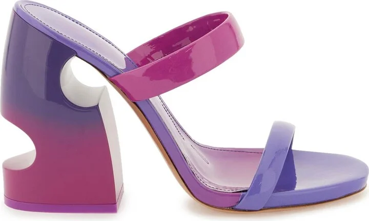 Sandals With Dégradé Effect And Meteor Heel